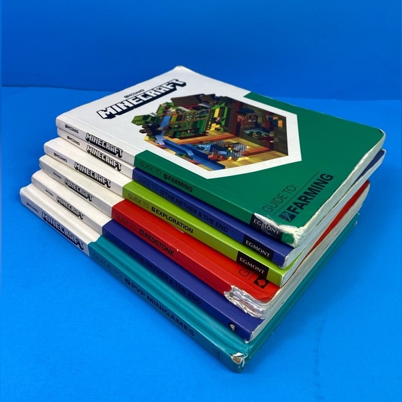 6 Minecraft Guide books Exploration Nether Redstone FARMING MINIGAMES - Picture 8 of 16